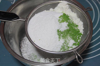 【抹茶千层可丽饼(Matcha Mille Crepes)】的做法步骤:2