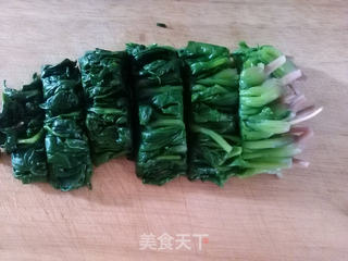 菠菜拌香干的做法步骤：3