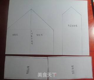 圣诞姜饼屋 饼干也可以盖房子,送给孩子圣诞惊喜的做法步骤:5