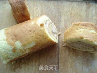 圣诞树桩蛋糕的做法步骤:17