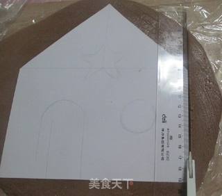 圣诞姜饼屋 饼干也可以盖房子,送给孩子圣诞惊喜的做法步骤:10