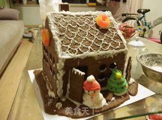 用爱心搭建一栋房子——圣诞姜饼屋的做法步骤:14