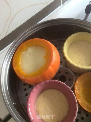 金瓜奶油布丁的做法步骤:13
