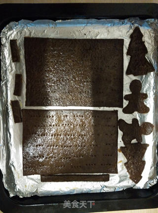 用爱心搭建一栋房子——圣诞姜饼屋的做法步骤:5