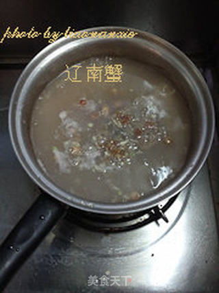 花生牛肉粥的做法步骤:7