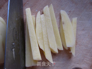 六步做出好吃的---炸薯条的做法步骤:2