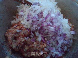 元葱肉饼的做法步骤:3