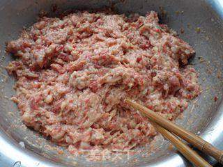 葫芦青椒猪肉饺的做法步骤:5