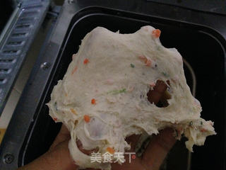 香辣土司的做法步骤:3