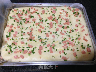 香葱肉松面包卷的做法步骤:9