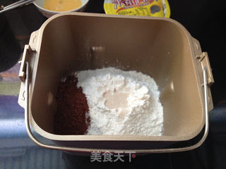 酒酿可可小餐包的做法步骤:2