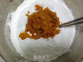 芝麻核桃南瓜饼的做法步骤:8