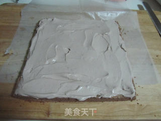 树根蛋糕的做法步骤:17