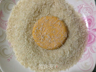 芝麻核桃南瓜饼的做法步骤:11