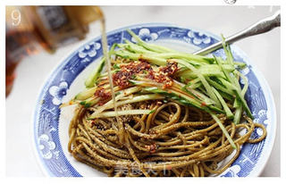 凉拌荞面饸饹的做法步骤:9