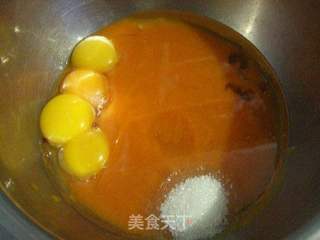 超Q南瓜戚风蛋糕的做法步骤:2