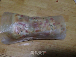 香葱肉松面包卷的做法步骤:12