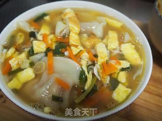 酸汤水饺的做法步骤:5