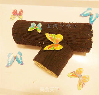 简单的的爱,法国甜点树干蛋糕的做法步骤:23
