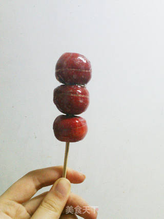 冰糖葫芦全攻略,自制不返砂嘎嘣脆的糖葫芦的做法步骤:10