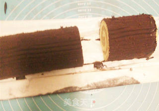 简单的的爱,法国甜点树干蛋糕的做法步骤:20