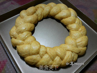 全麦圣诞花环面包(手工揉面)的做法步骤:34