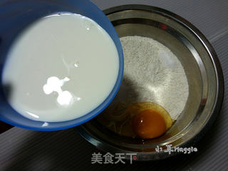 全麦圣诞花环面包(手工揉面)的做法步骤:3