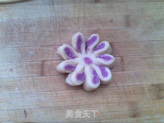 花朵紫薯酥的做法步骤:19