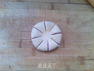 花朵紫薯酥的做法步骤:18
