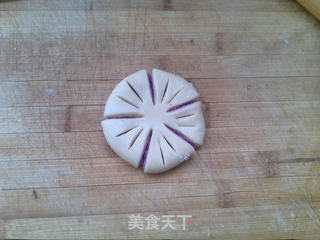 花朵紫薯酥的做法步骤:20