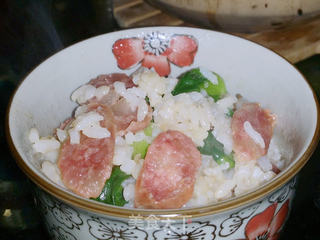 腊肠煲仔饭(山寨版)的做法步骤:9