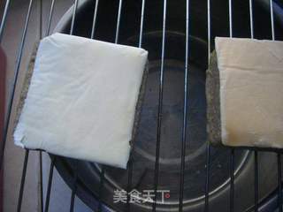香芋火腿肉松三明治的做法步骤:15