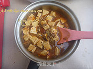 麻婆豆腐的做法步骤:11