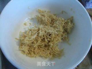 香芋火腿肉松三明治的做法步骤:7