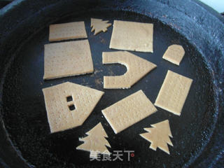 红糖饼干饼屋的做法步骤:11