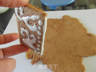 红糖饼干饼屋的做法步骤:23