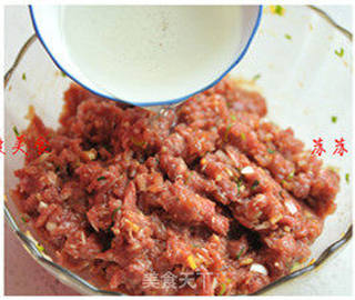 热腾腾的蕃茄牛肉水饺——做出鲜嫩带汤牛肉馅秘方大公开的做法步骤:6