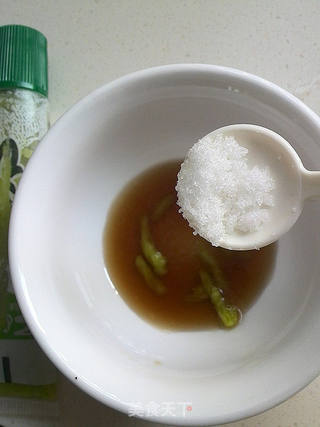 芥末杏仁菠菜的做法步骤:8