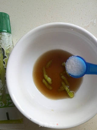 芥末杏仁菠菜的做法步骤:7