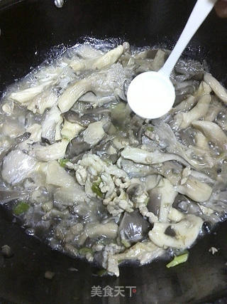 肉丝蘑菇的做法步骤:9