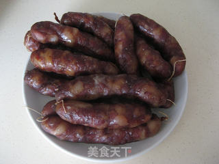 自制猪肉腊肠的做法步骤:9