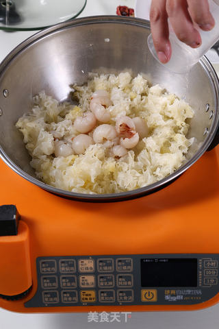 荔枝银耳羹—自动烹饪锅食谱的做法步骤:4