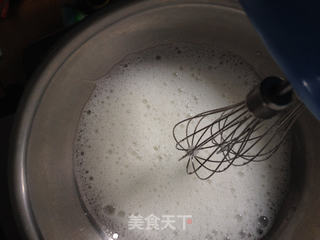 依然学烘焙--抹茶味蜜豆蛋糕的做法步骤:5