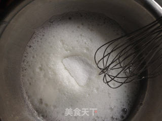 依然学烘焙--抹茶味蜜豆蛋糕的做法步骤:6
