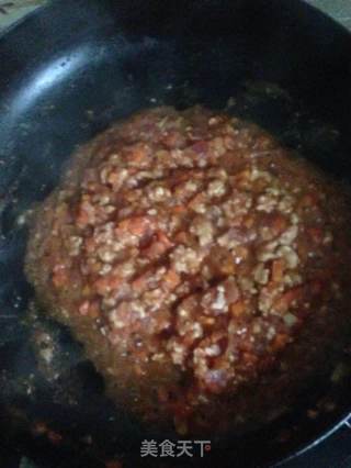 番茄肉酱意面的做法步骤:6