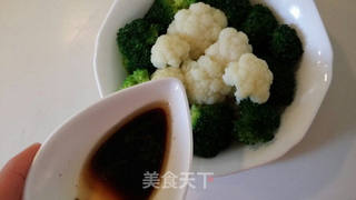 凉拌双花的做法步骤:4