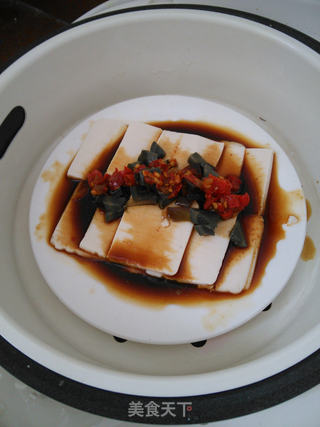 皮蛋豆腐的做法步骤:8