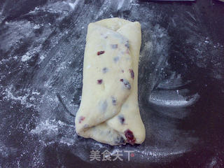 蔓越莓牛奶吐司的做法步骤:9