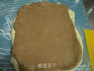 可可双色土司的做法步骤:13