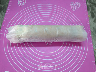 核桃紫薯蛋糕卷的做法步骤:15